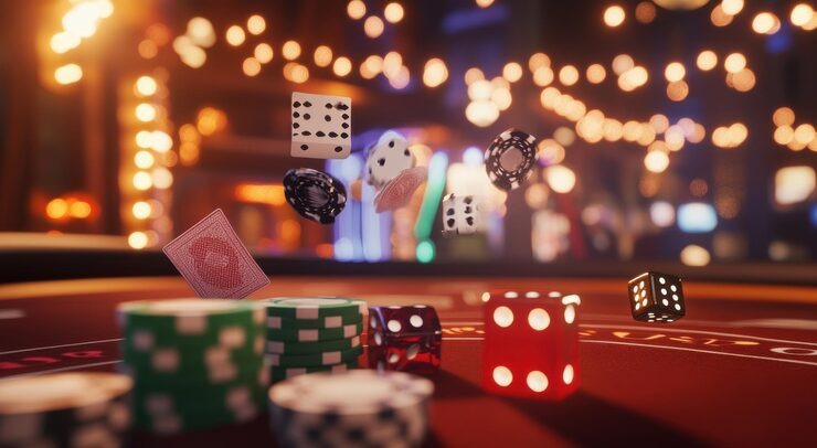 Mobile app dashboard displaying live football markets and casino tables